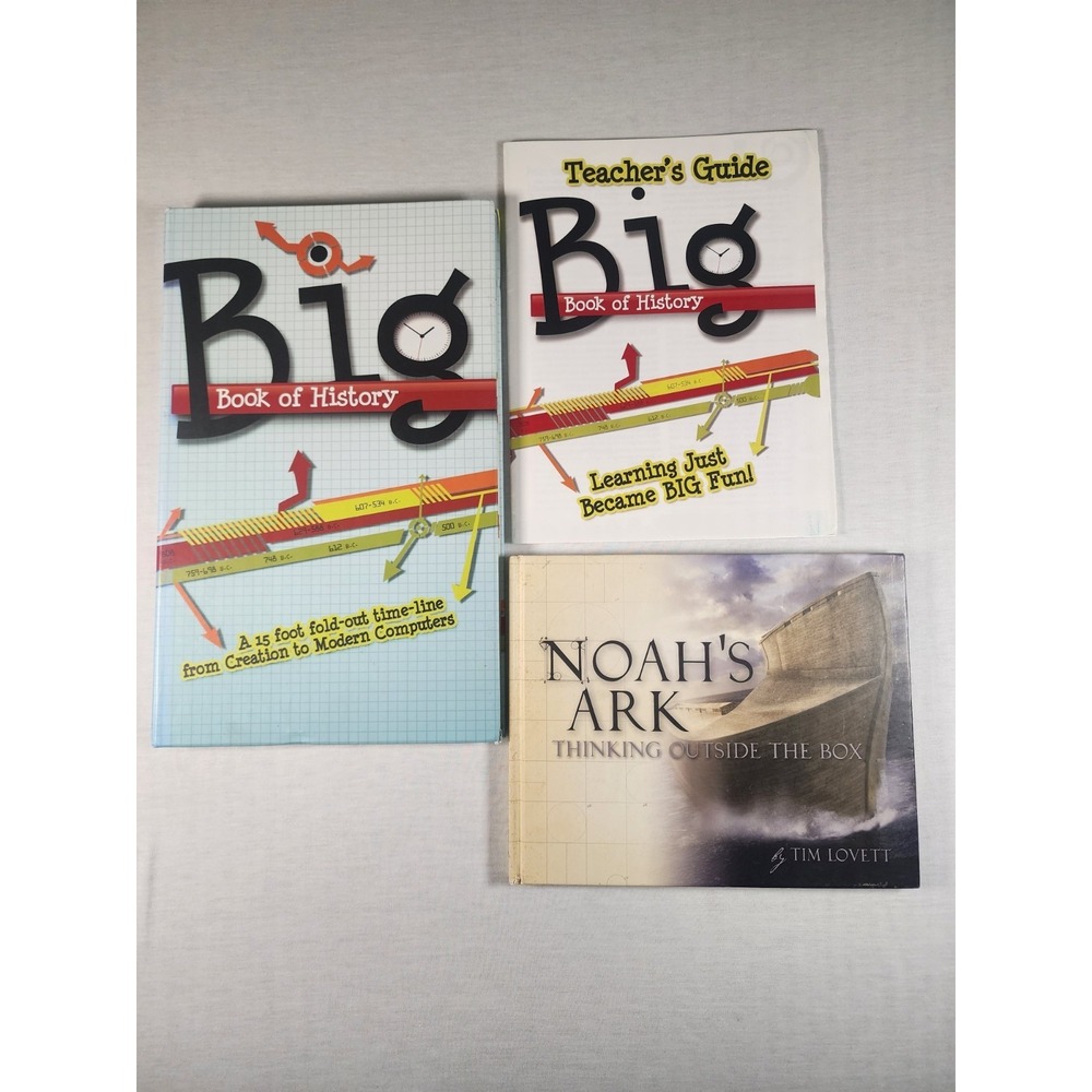 Masterbooks Big Book Of History, Noahs Ark, Teachers Guide Elementary Homeschool